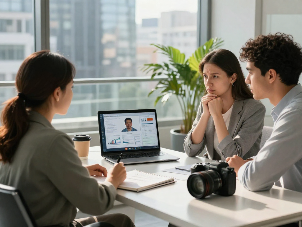 Debt consolidation Canada financial advisor consulting with a client in an office setting