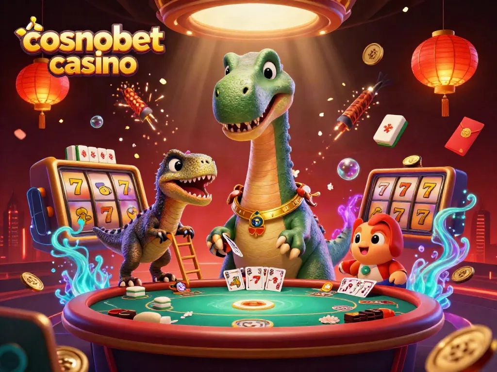 Engage with the cosmobet casino experience featuring vibrant characters and dynamic game elements.
